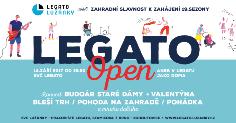 Pracoviště Legato zahájí svou 19. sezonu zahradní slavností