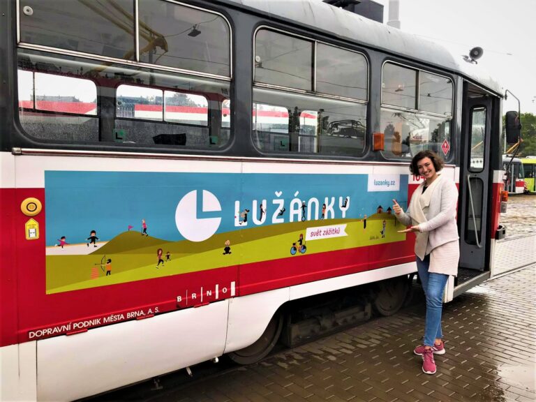 Lužánky jezdí po Brně v galerijní šalině